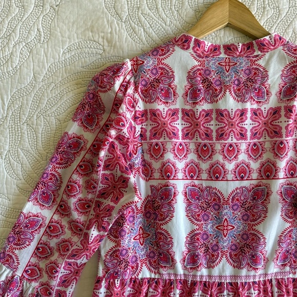 NWOT - Hale Bob - Leela Voile Maxi - Red - Picture 14 of 15